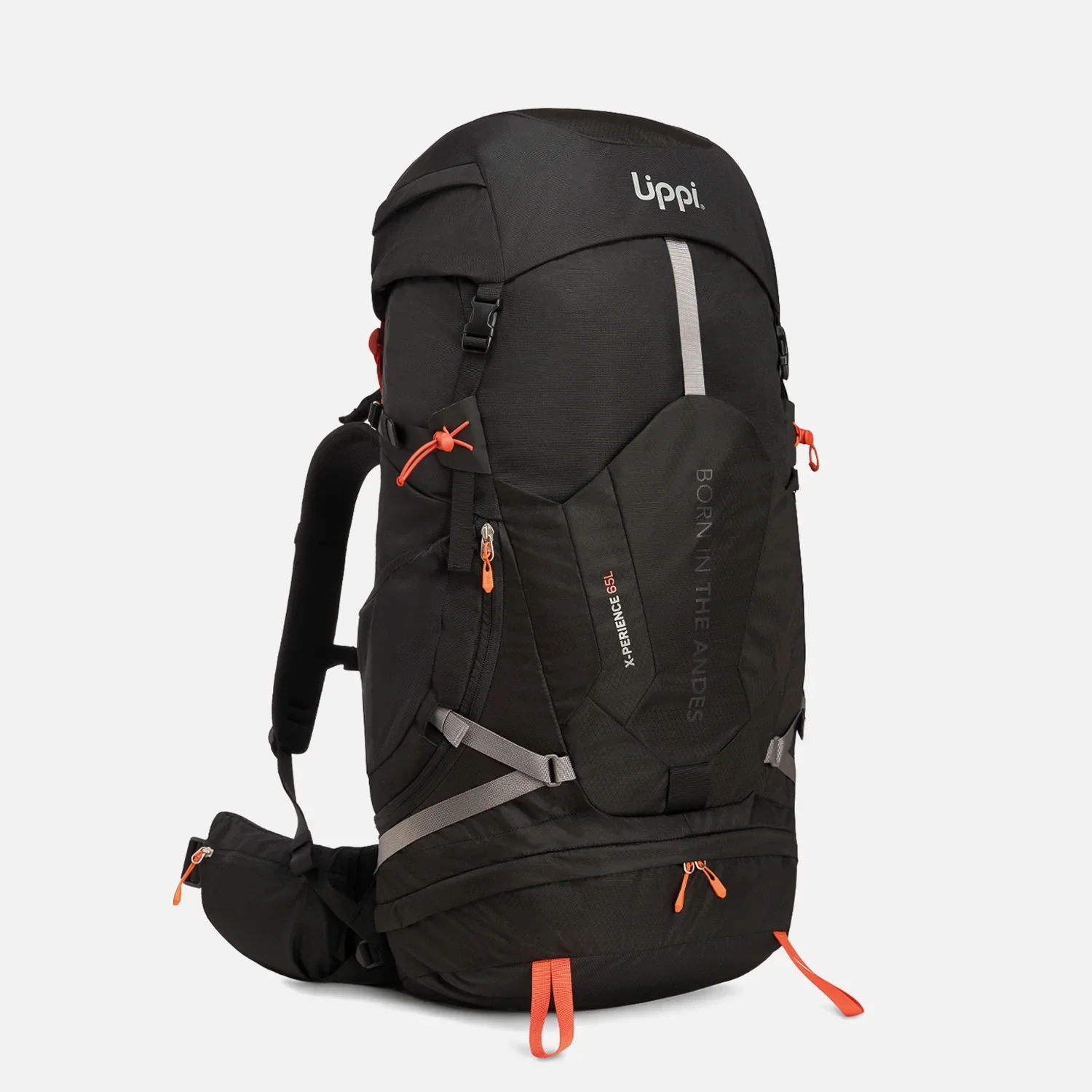 65L trekking backpack for multi-day hiking